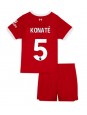 Liverpool Ibrahima Konate #5 Heimtrikotsatz für Kinder 2023-24 Kurzarm (+ Kurze Hosen)